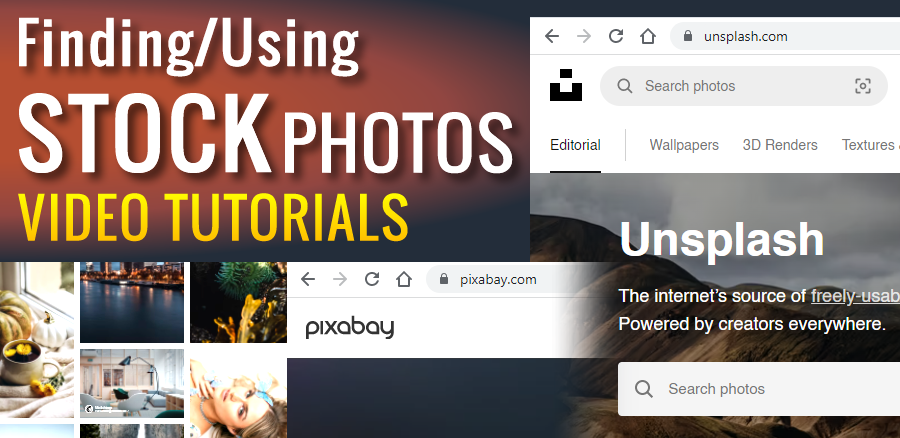 Finding Stock Photography Online Video Tutorials by Bart Smith